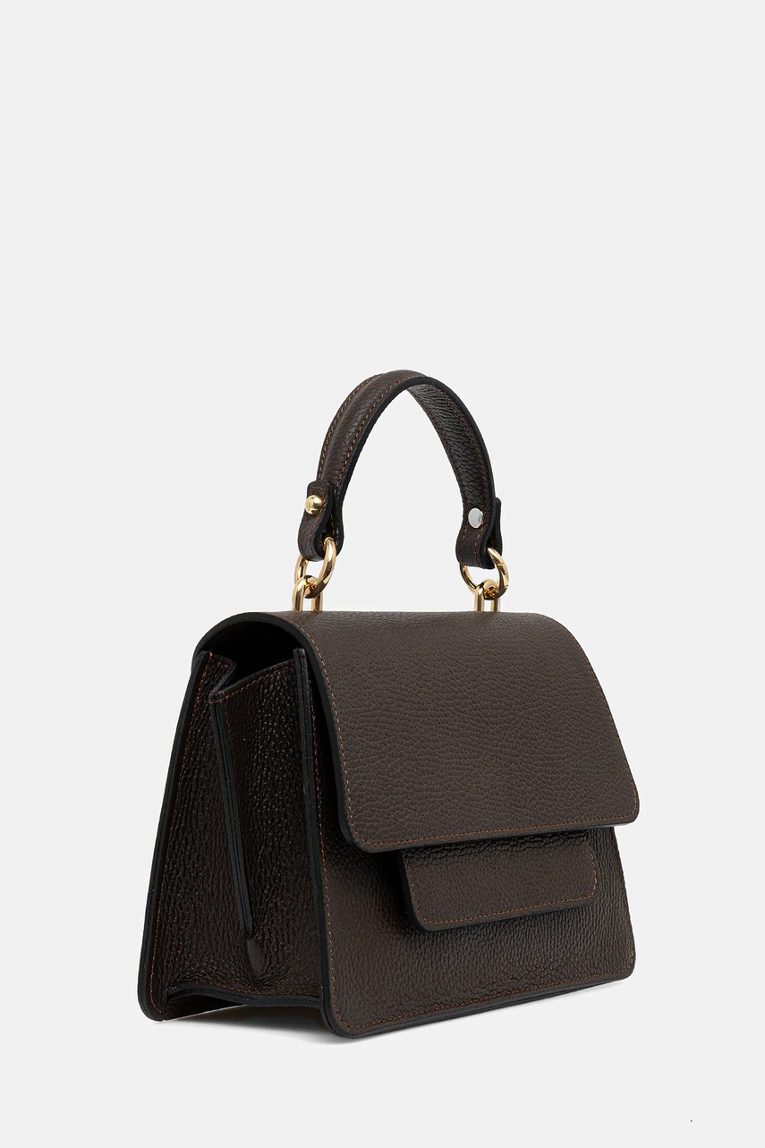 Кожаная сумочка Answear.LAB цвет коричневый
