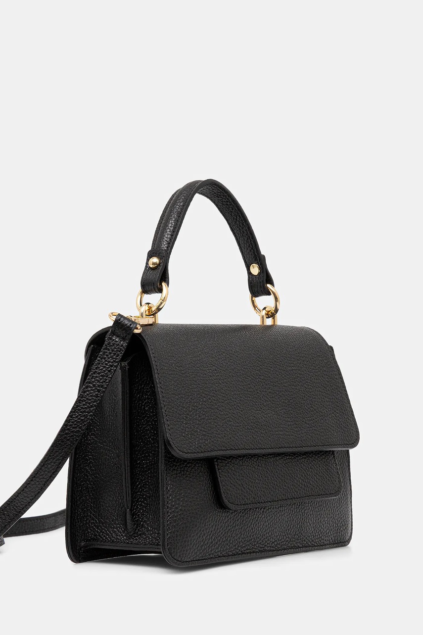 Кожаная сумочка Answear.LAB цвет чёрный