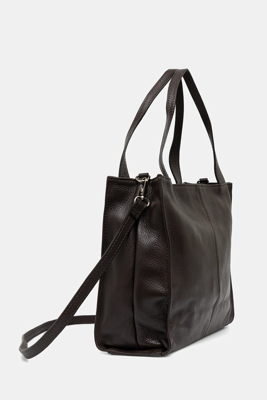 Кожаная сумочка Answear.LAB цвет коричневый Кожаная сумочка Answear.LAB цвет коричневый