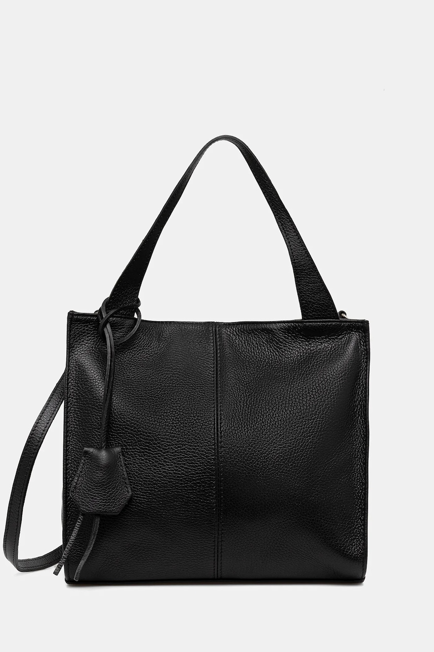 Answear.LAB poseta de piele culoarea negru