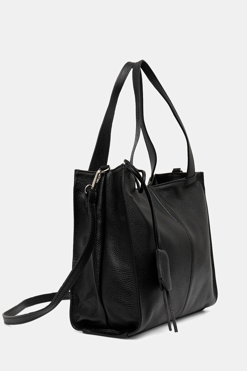 Кожаная сумочка Answear.LAB цвет чёрный