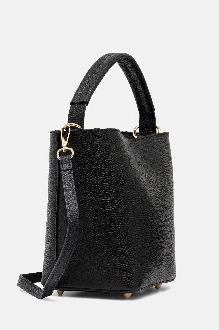 Кожаная сумочка Answear.LAB цвет чёрный