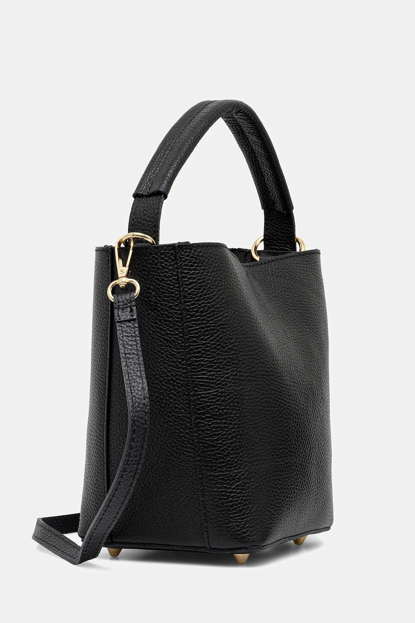 Кожаная сумочка Answear.LAB цвет чёрный Кожаная сумочка Answear.LAB цвет чёрный