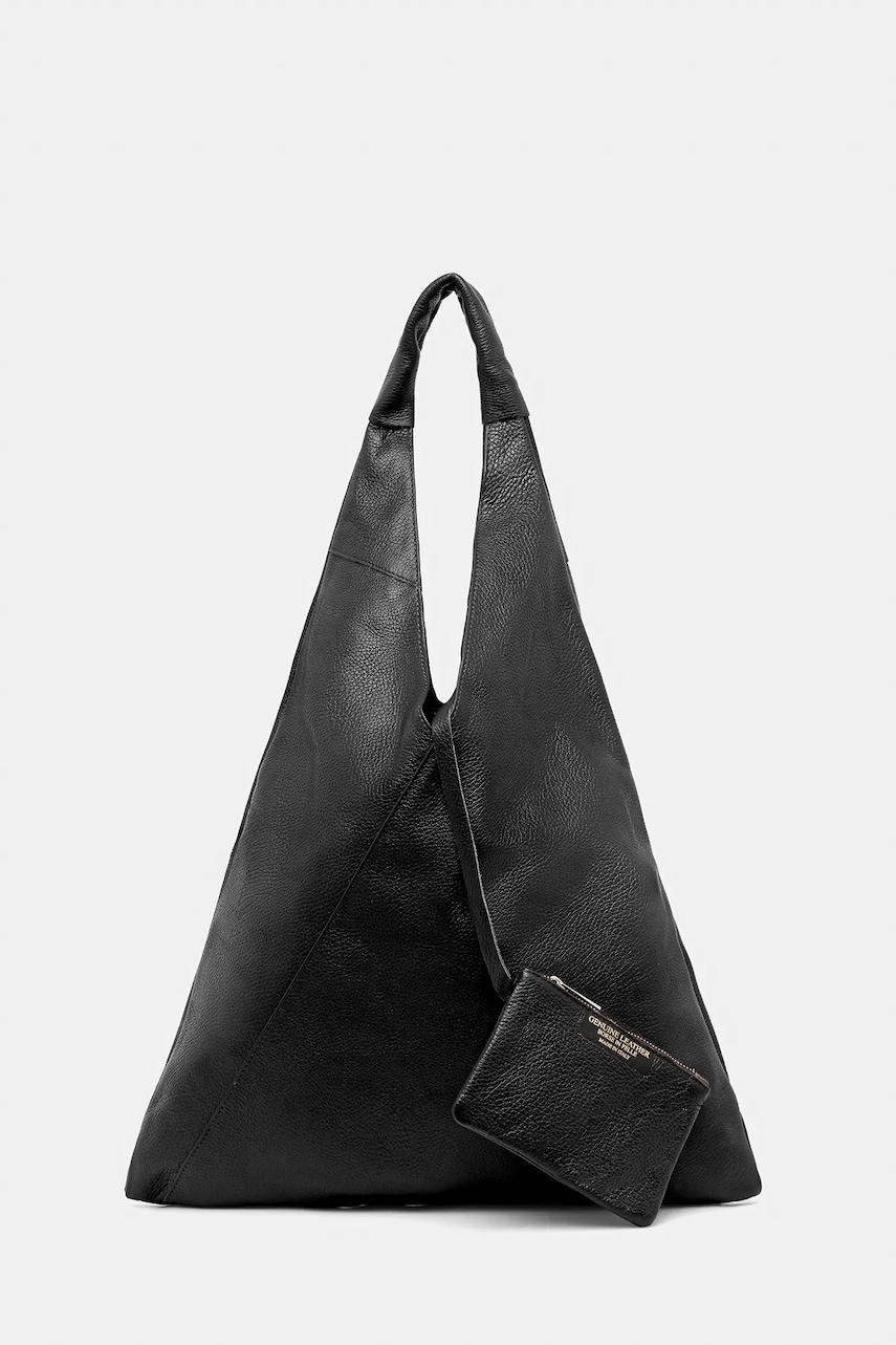 Answear.LAB poseta de piele culoarea negru