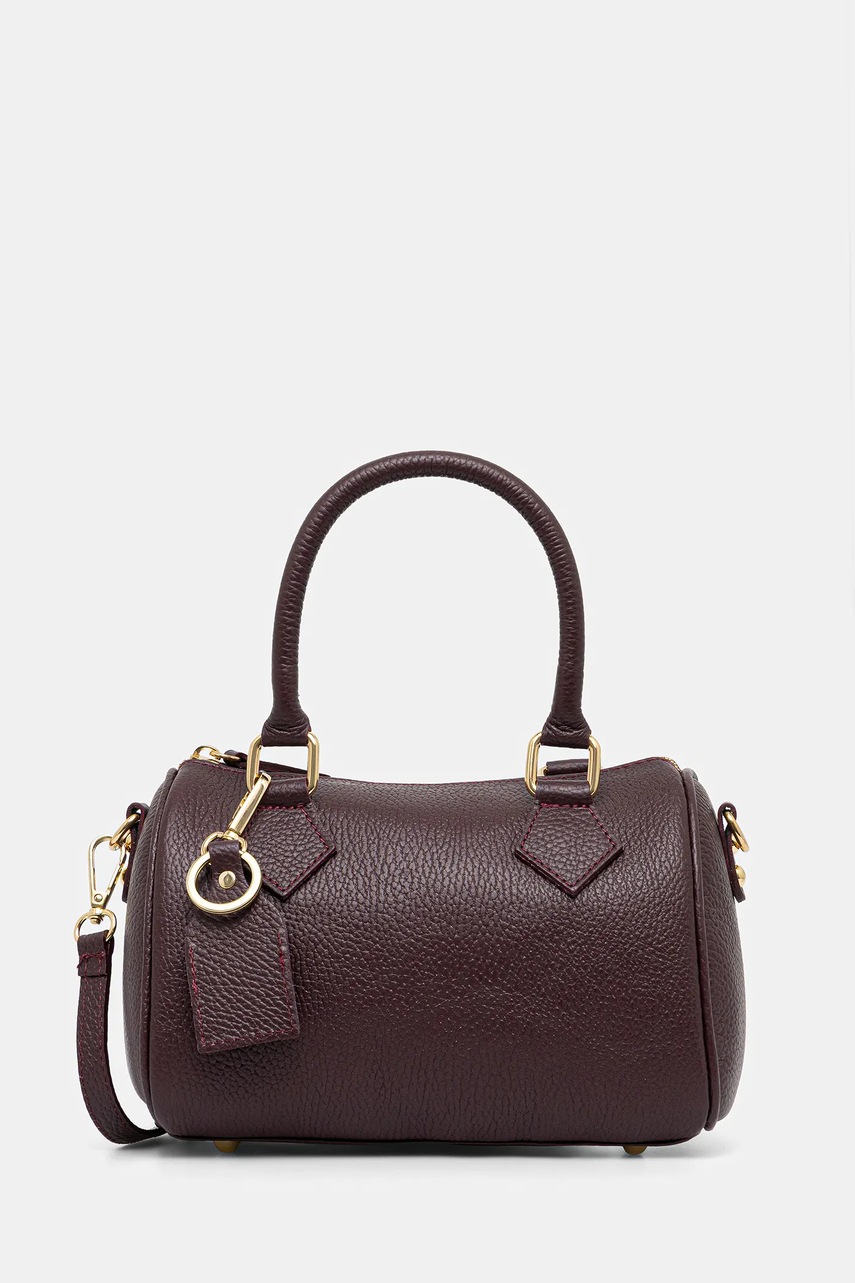 Answear.LAB poseta de piele culoarea bordo