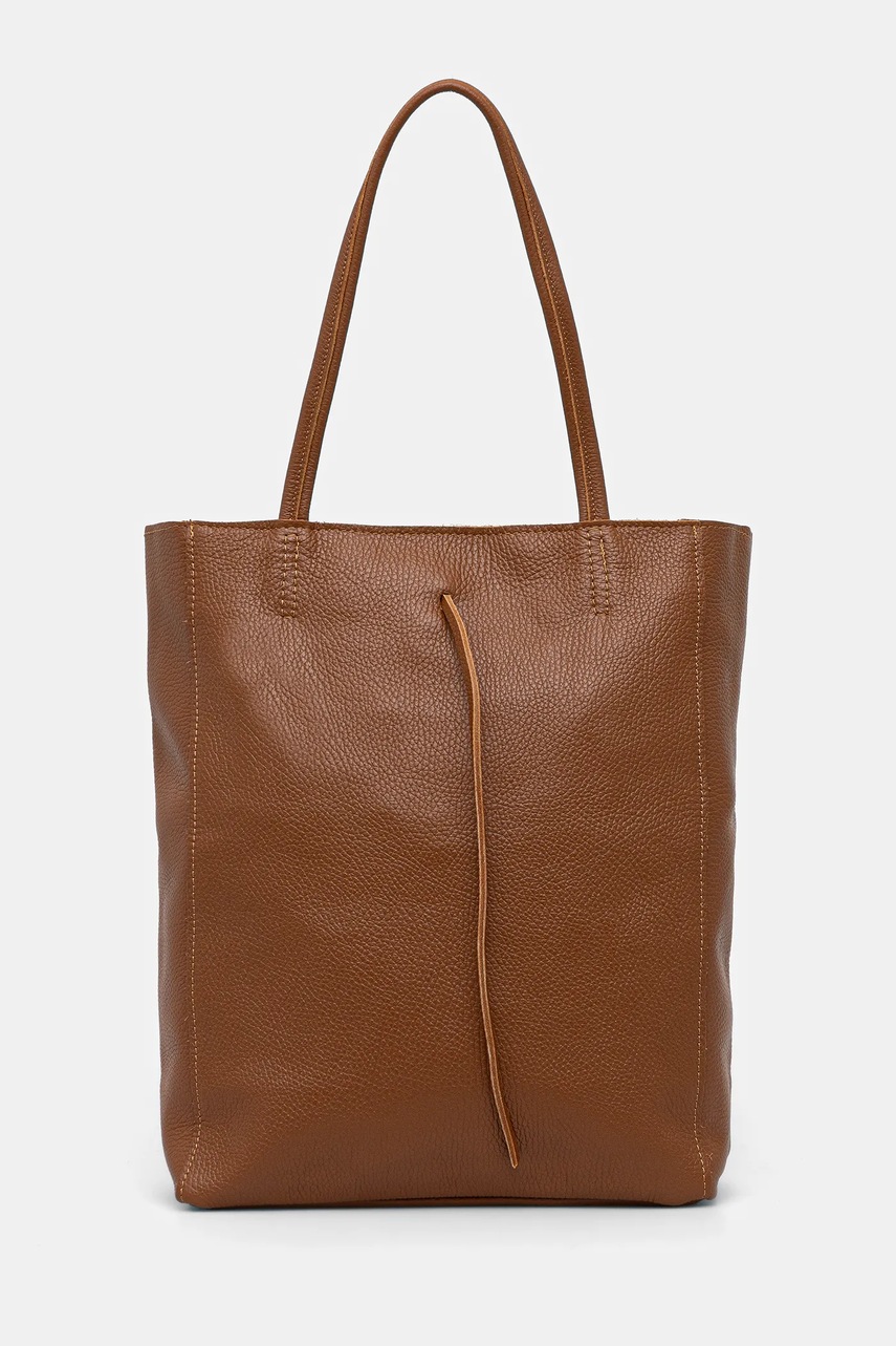 Answear.LAB poseta de piele culoarea maro