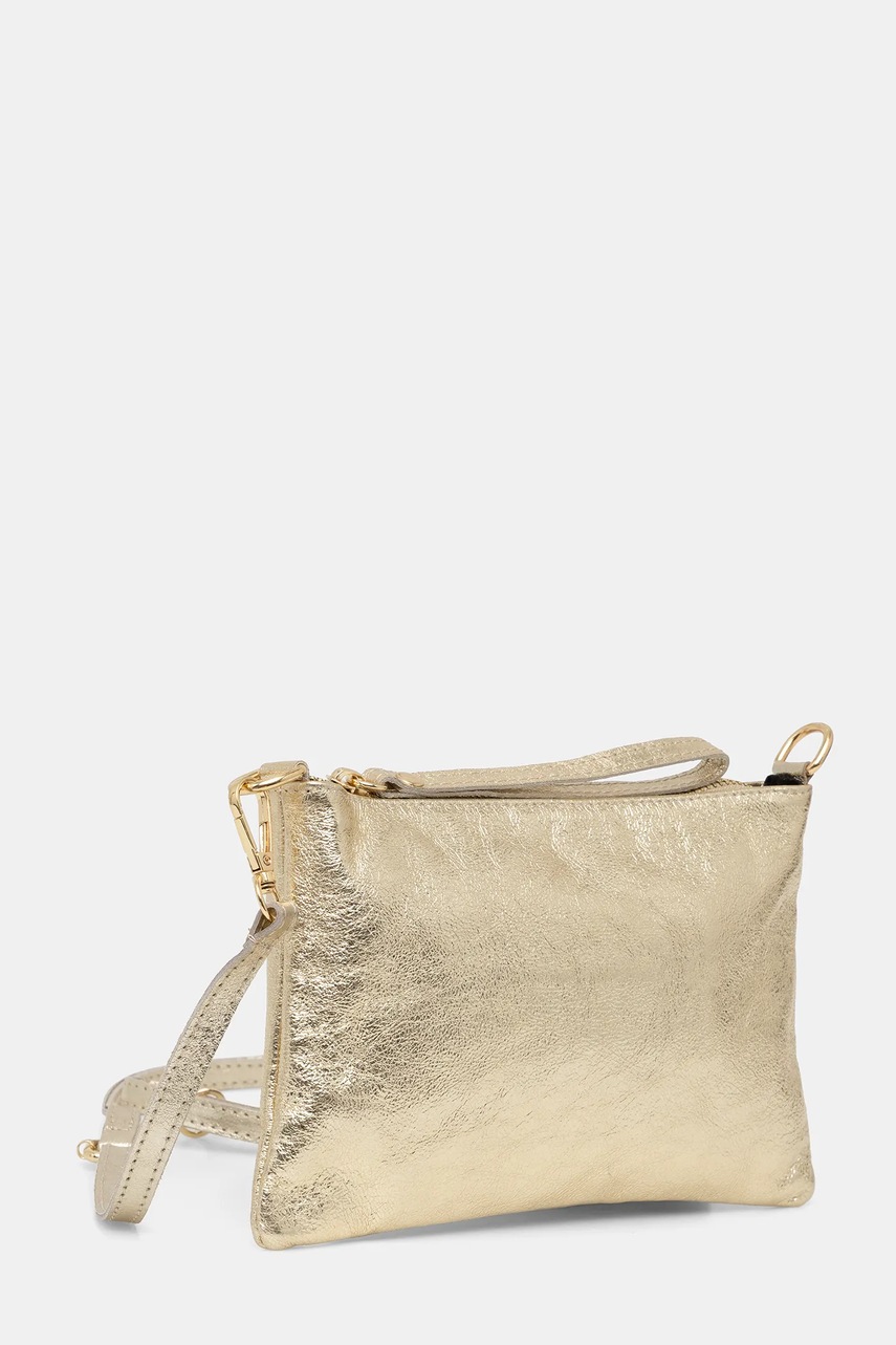 Кожаная сумка Answear.LAB цвет золотой