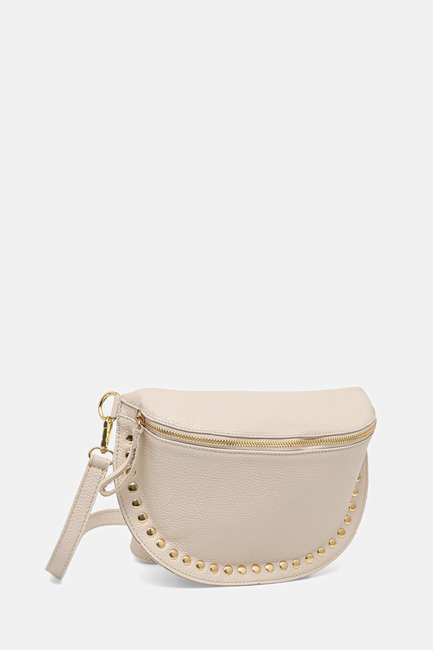 Кожаная сумочка Answear.LAB цвет бежевый Кожаная сумочка Answear.LAB цвет бежевый