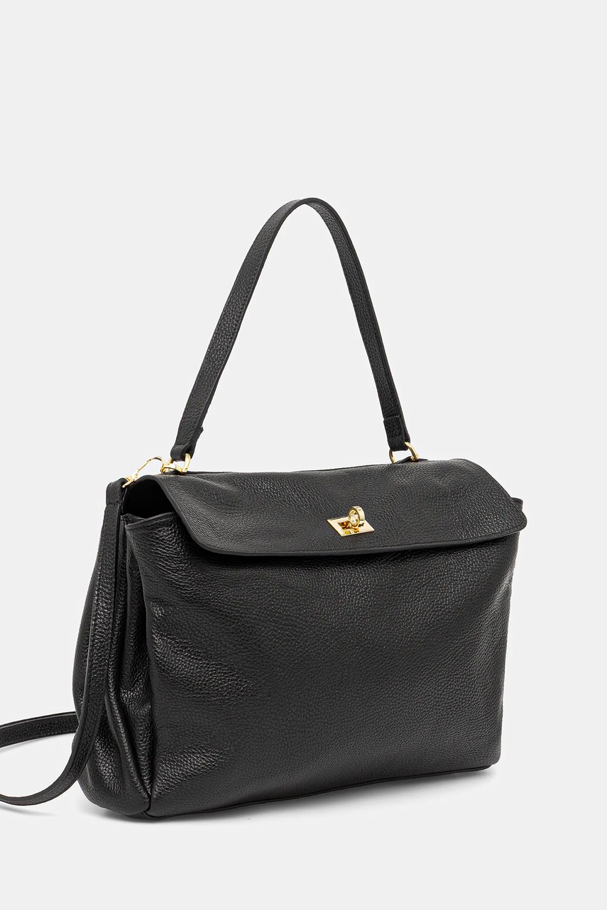 Кожаная сумочка Answear.LAB цвет чёрный