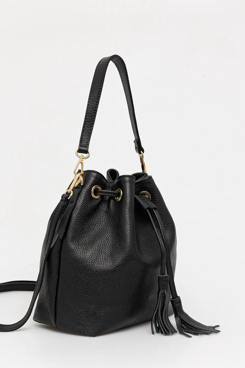 Кожаная сумочка Answear.LAB цвет чёрный