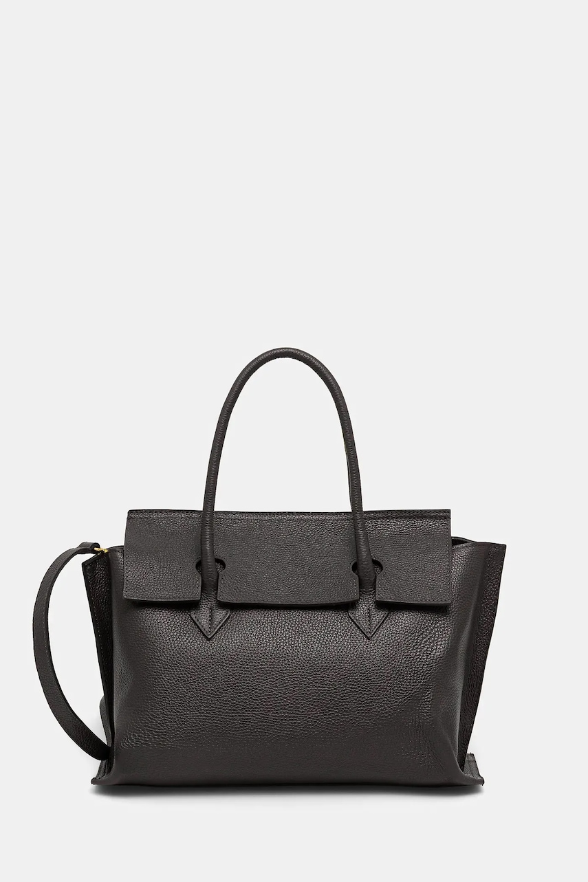 Answear.LAB poseta de piele culoarea negru
