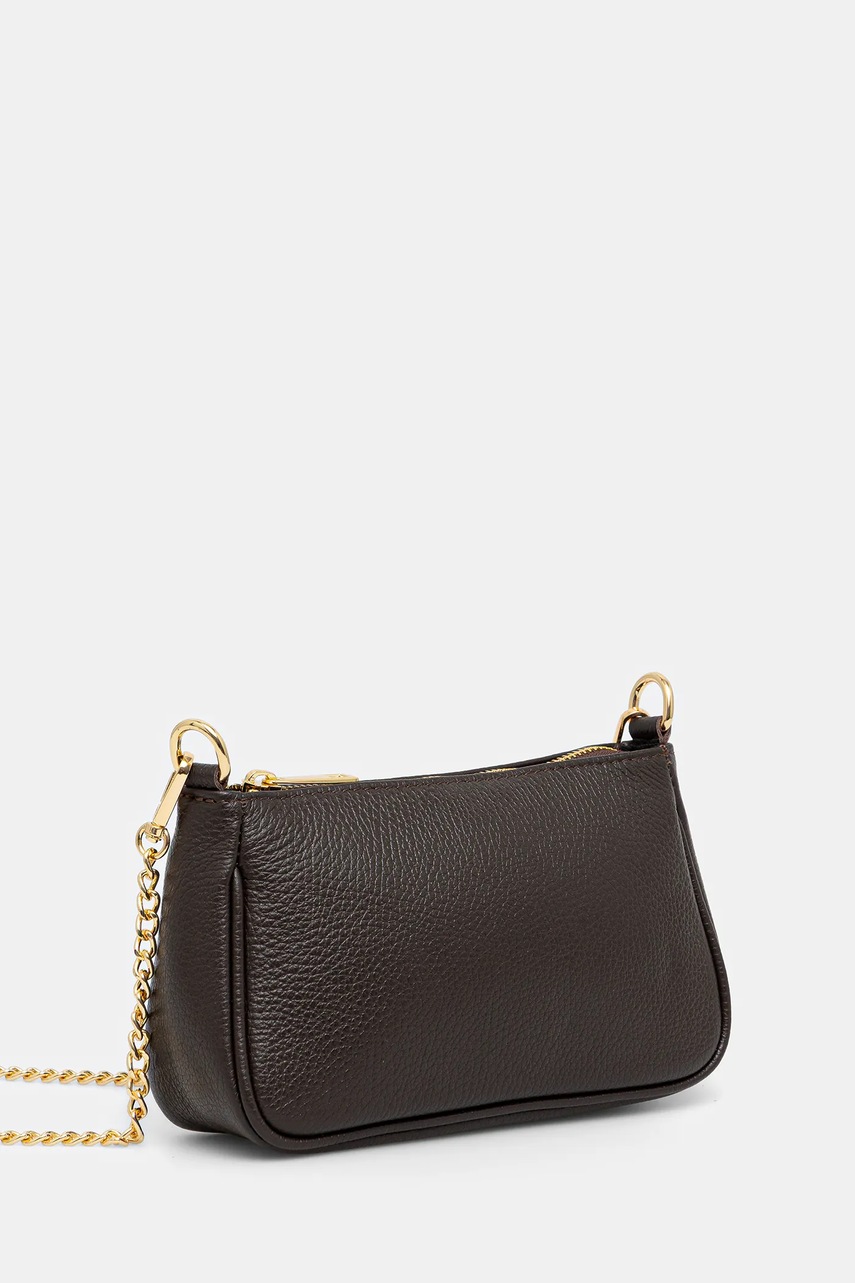 Кожаная сумочка Answear.LAB цвет коричневый