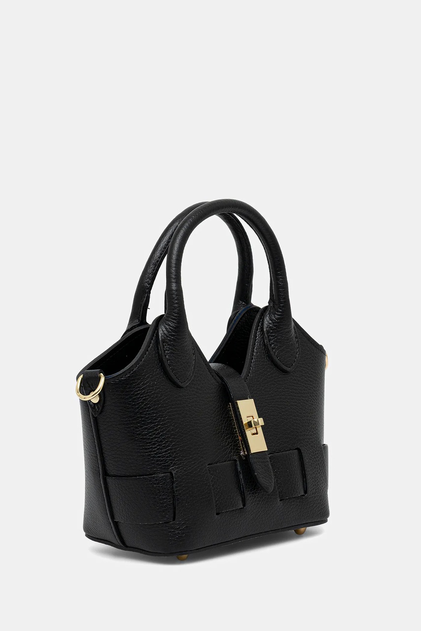 Кожаная сумочка Answear.LAB цвет чёрный