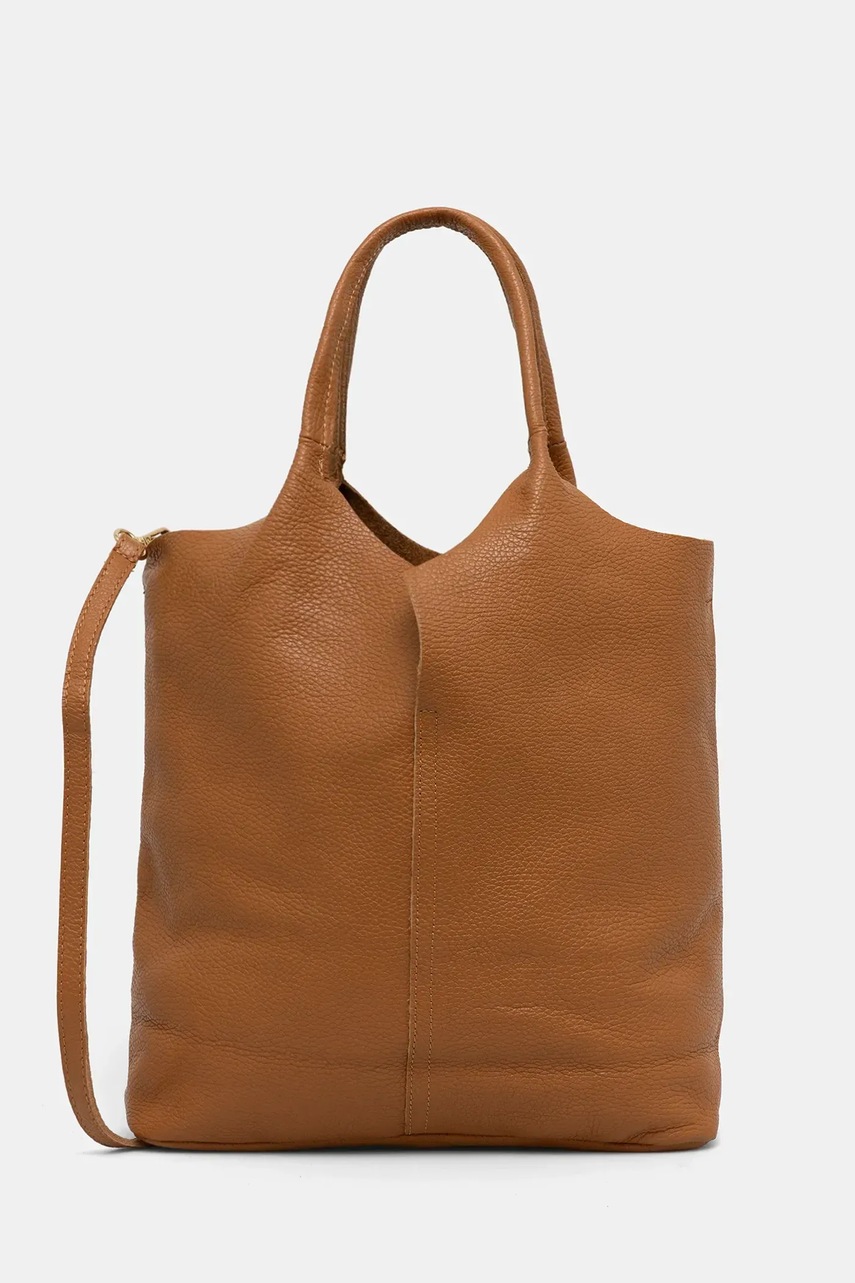 Answear.LAB poseta de piele culoarea maro