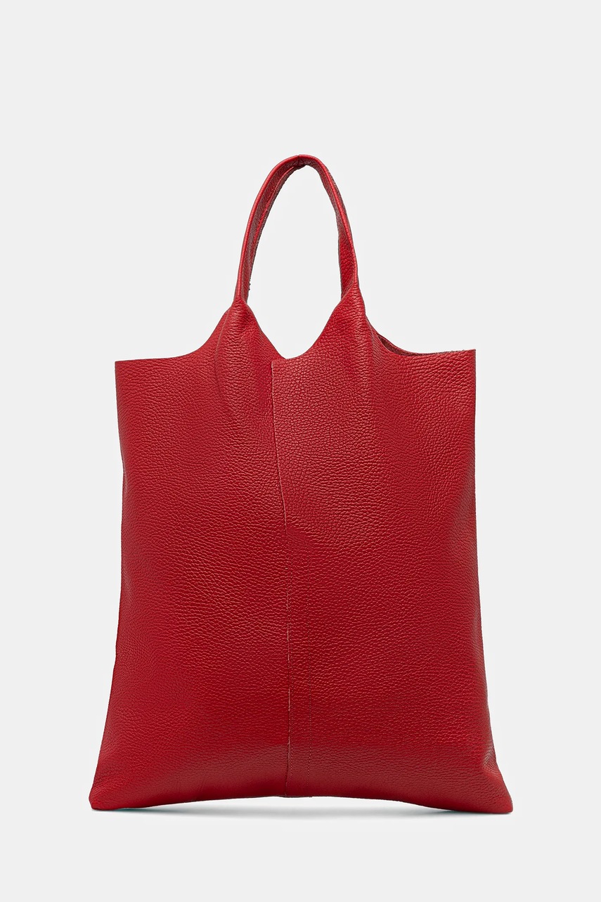 Answear.LAB poseta de piele culoarea rosu