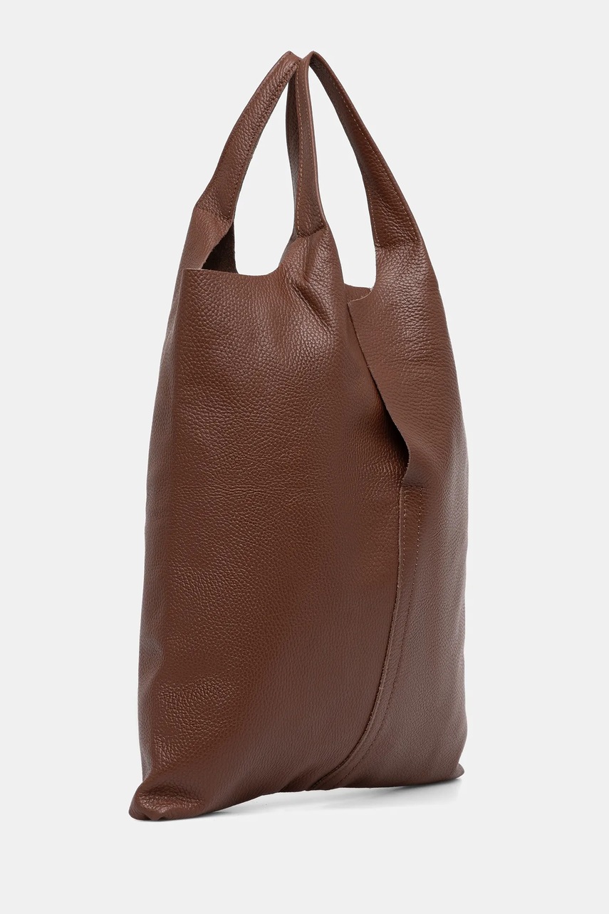 Кожаная сумочка Answear.LAB цвет коричневый