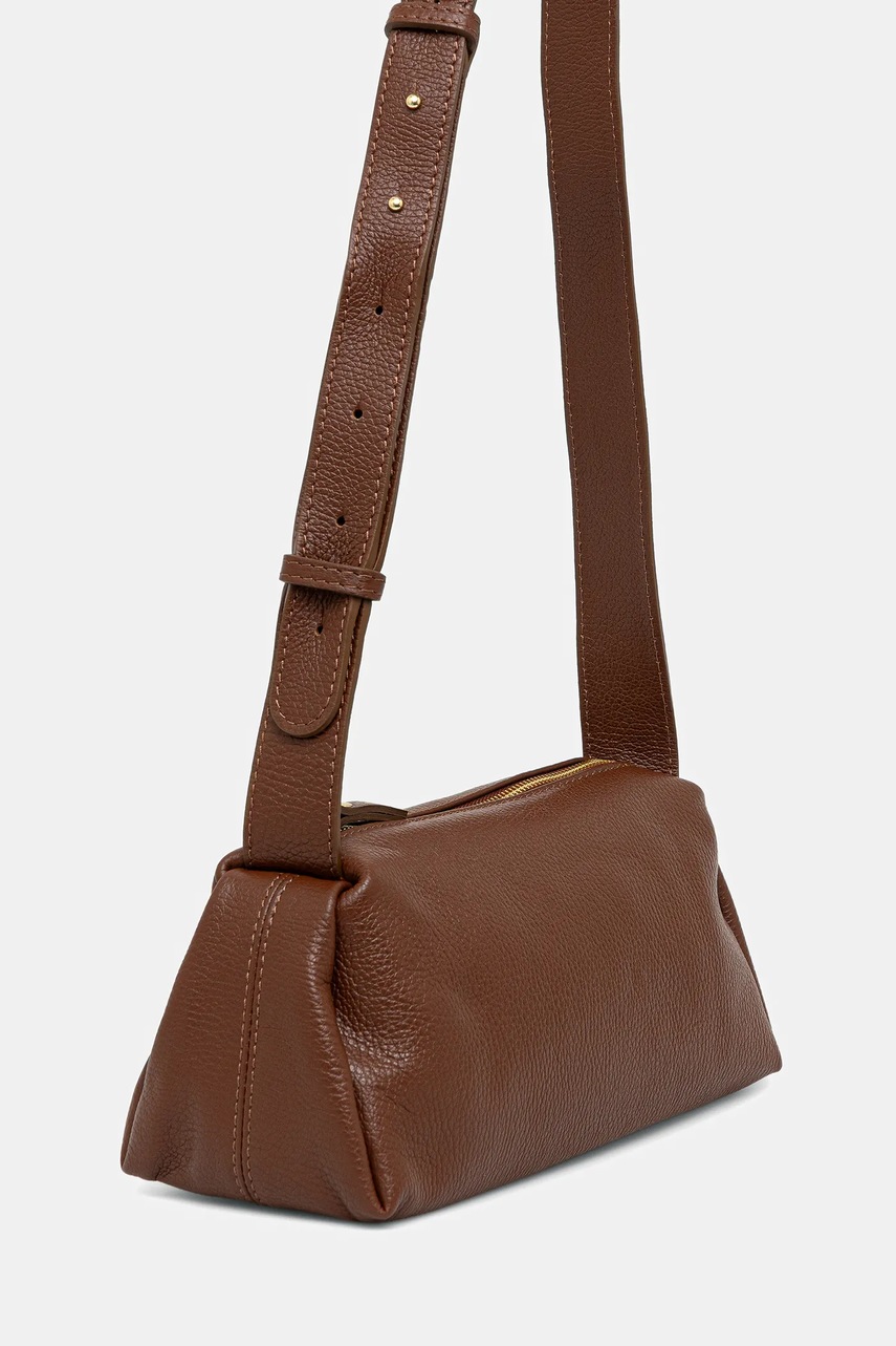 Кожаная сумочка Answear.LAB цвет коричневый