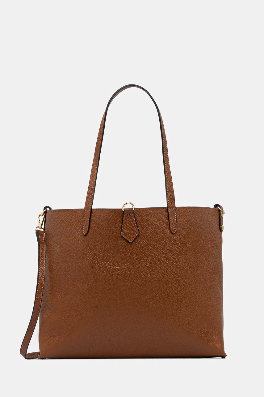 Answear.LAB poseta de piele culoarea maro