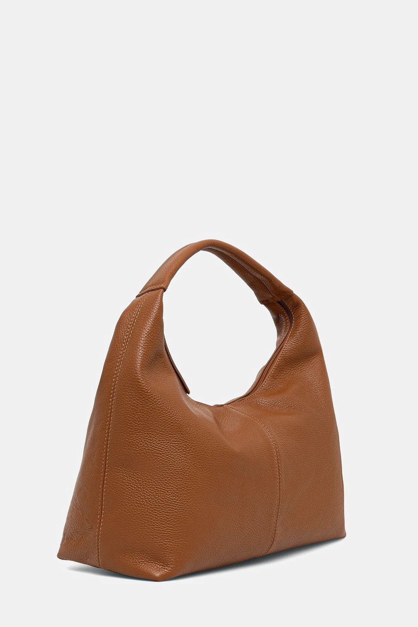 Кожаная сумочка Answear.LAB цвет коричневый