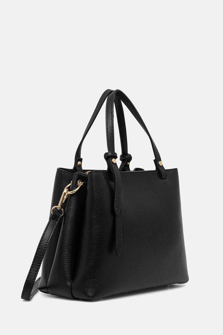 Кожаная сумочка Answear.LAB цвет чёрный