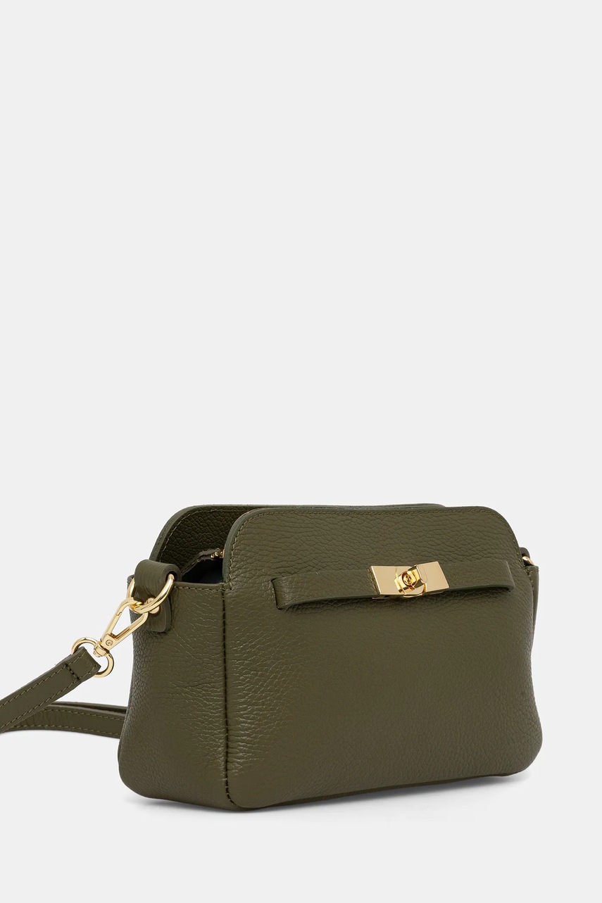 Кожаная сумочка Answear.LAB цвет зелёный