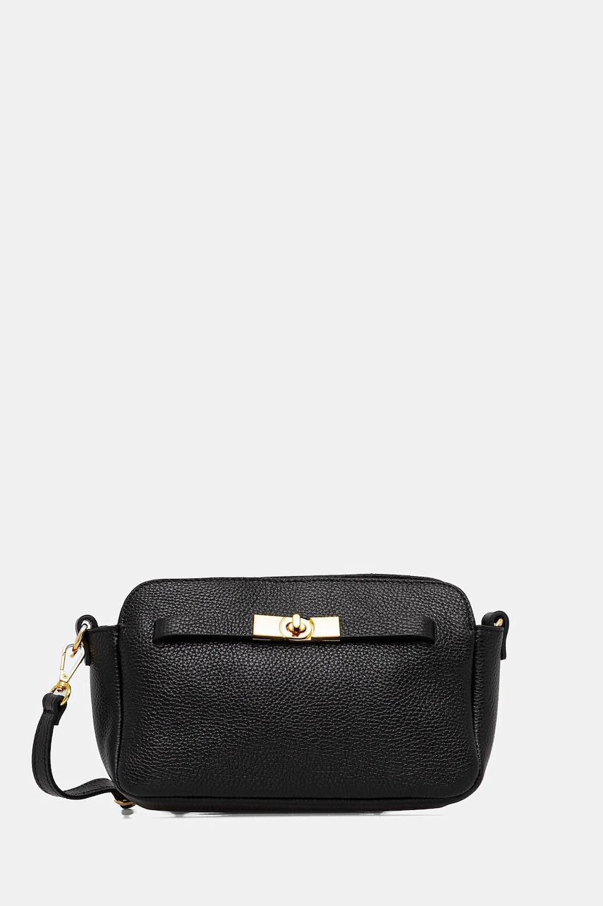 Answear.LAB poseta de piele culoarea negru