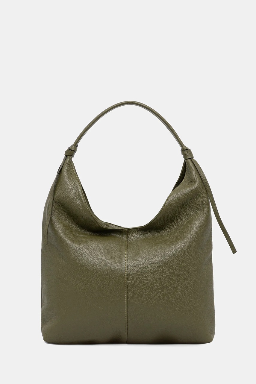 Answear.LAB poseta de piele culoarea verde
