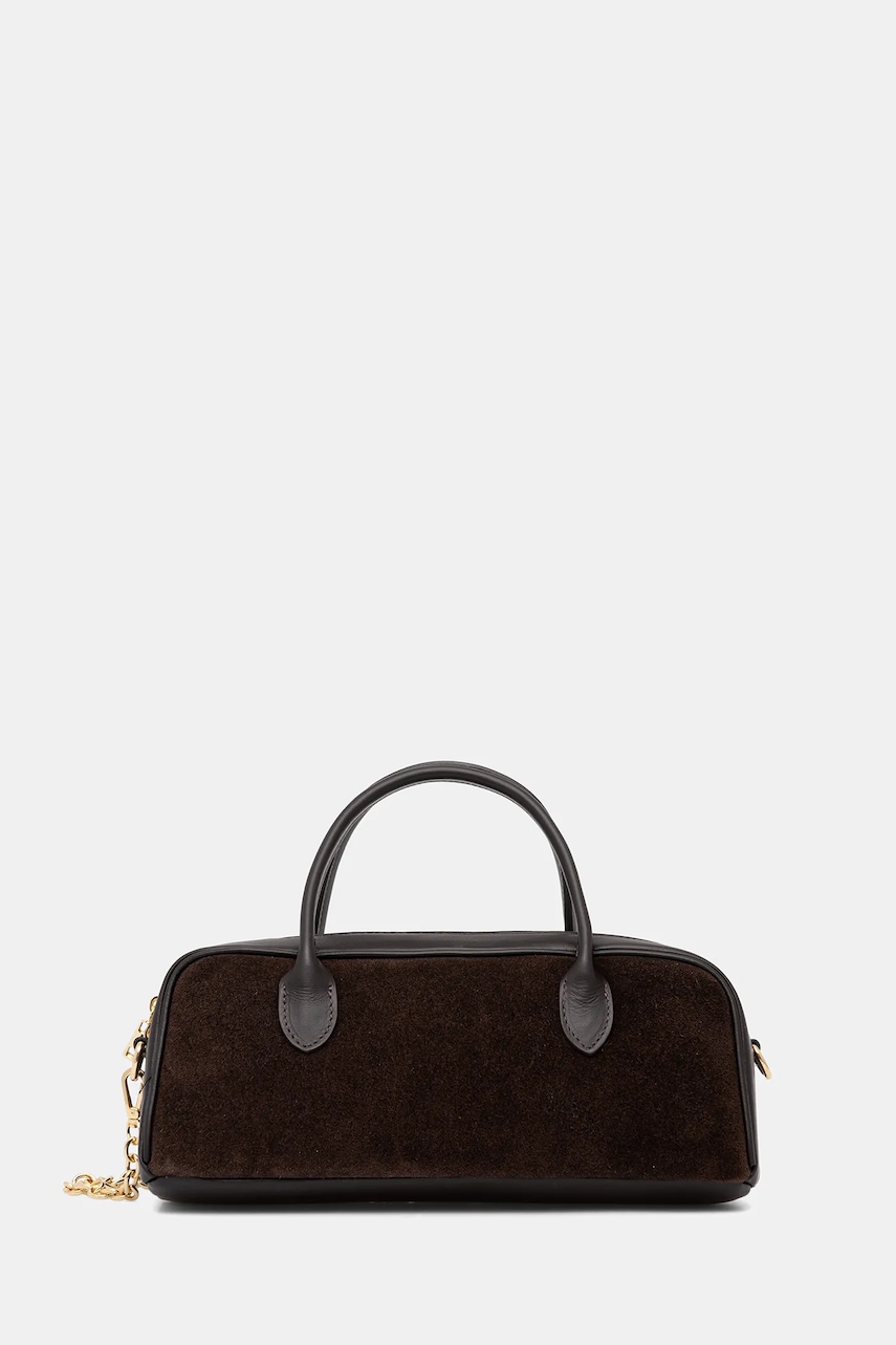 Answear.LAB geanta de mana din piele intoarsa