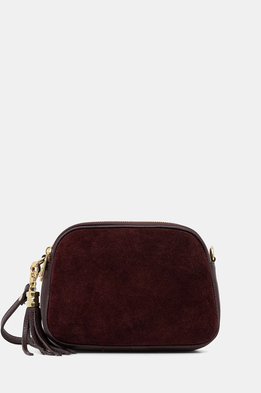 Answear.LAB poseta de piele culoarea bordo