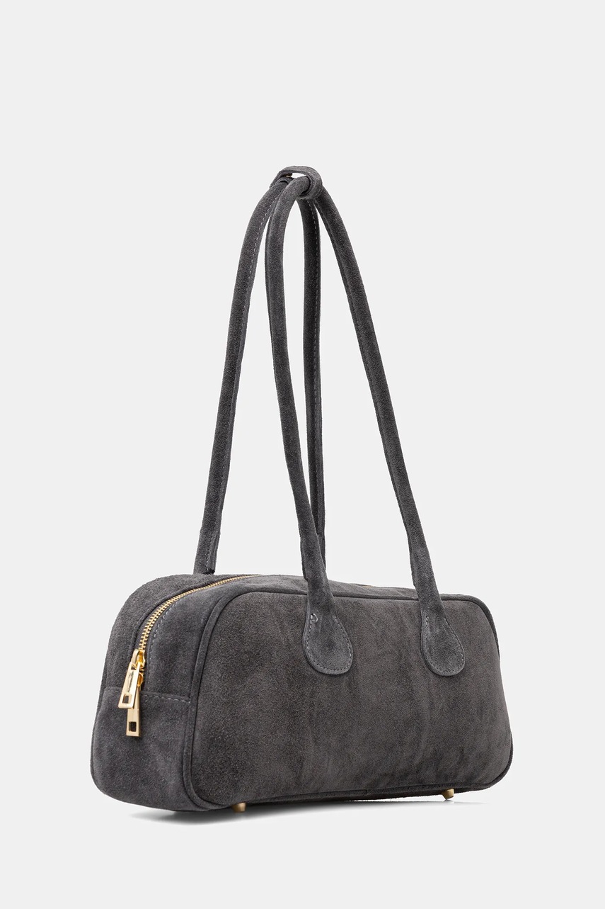 Замшевая сумочка Answear.LAB цвет серый