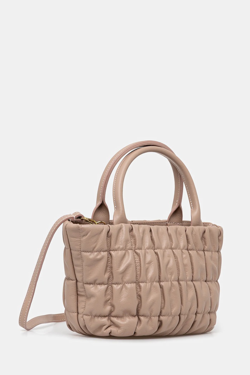 Кожаная сумочка Answear.LAB цвет розовый