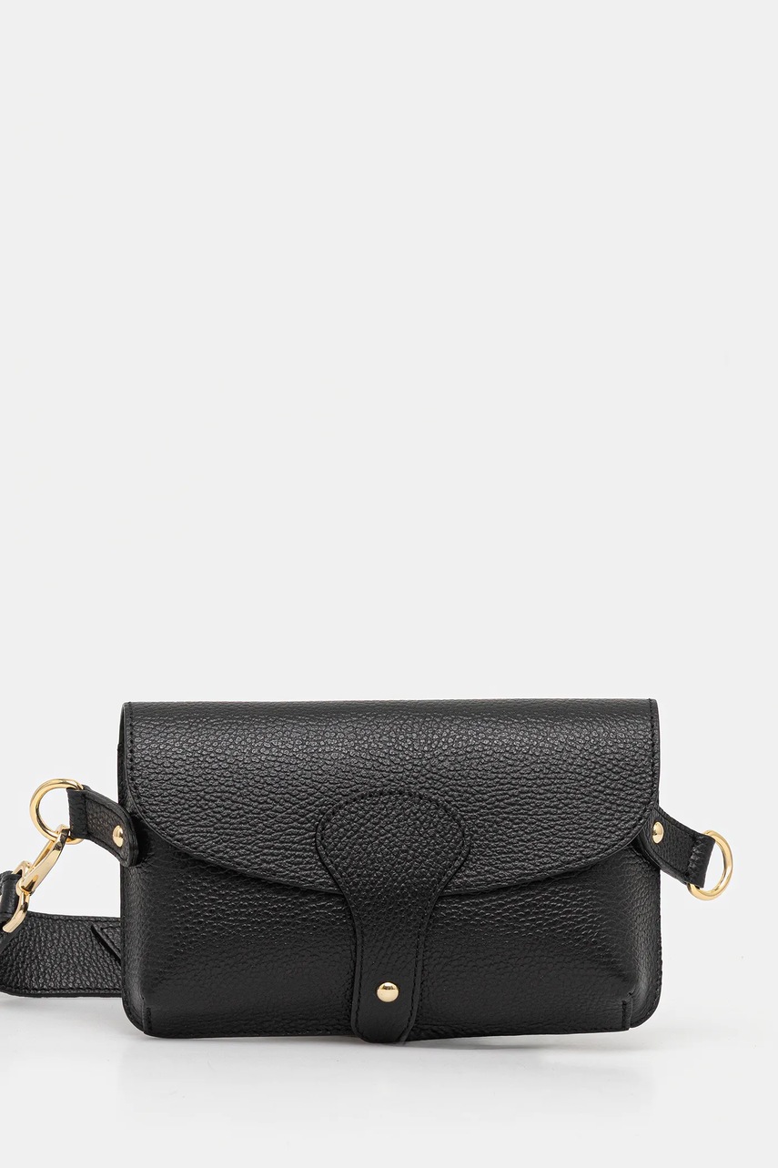 Answear.LAB poseta de piele culoarea negru