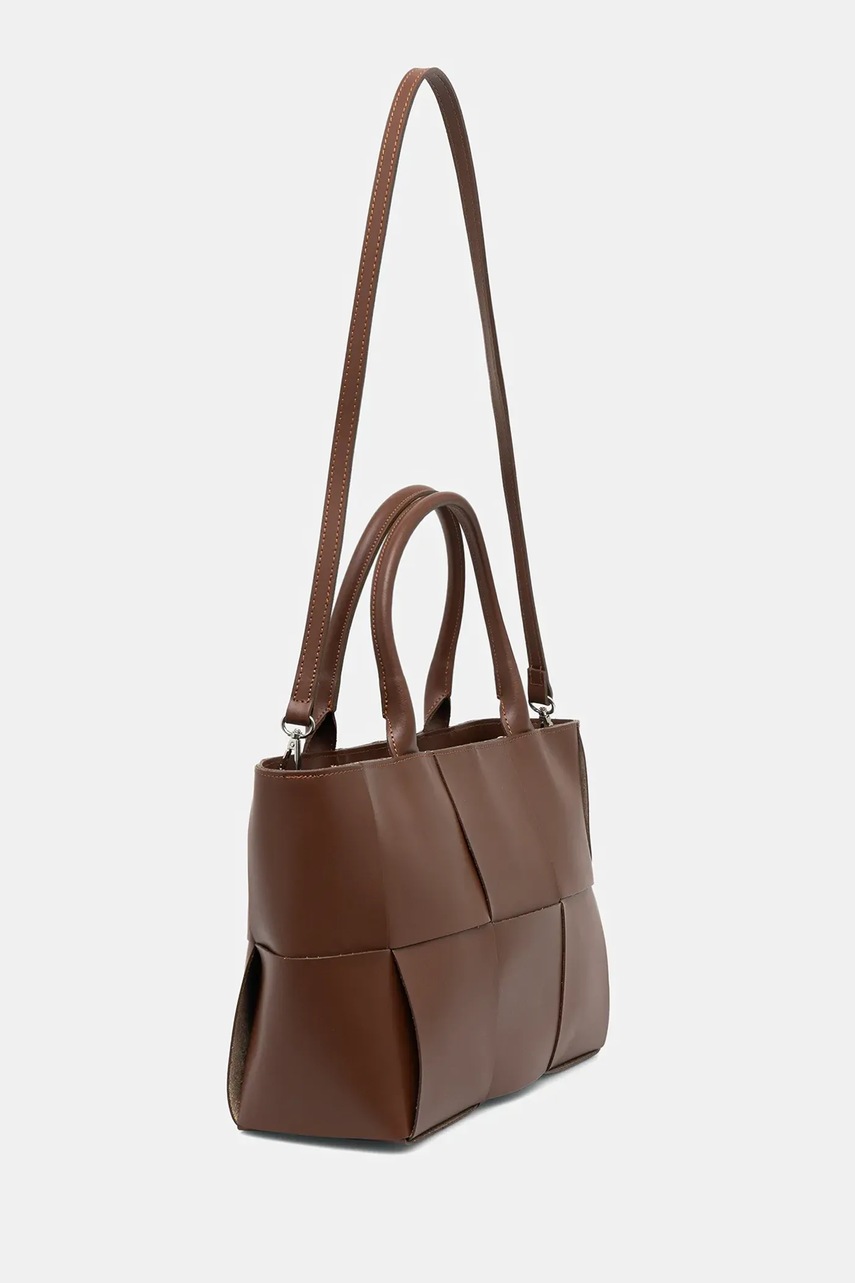 Кожаная сумочка Answear.LAB цвет коричневый