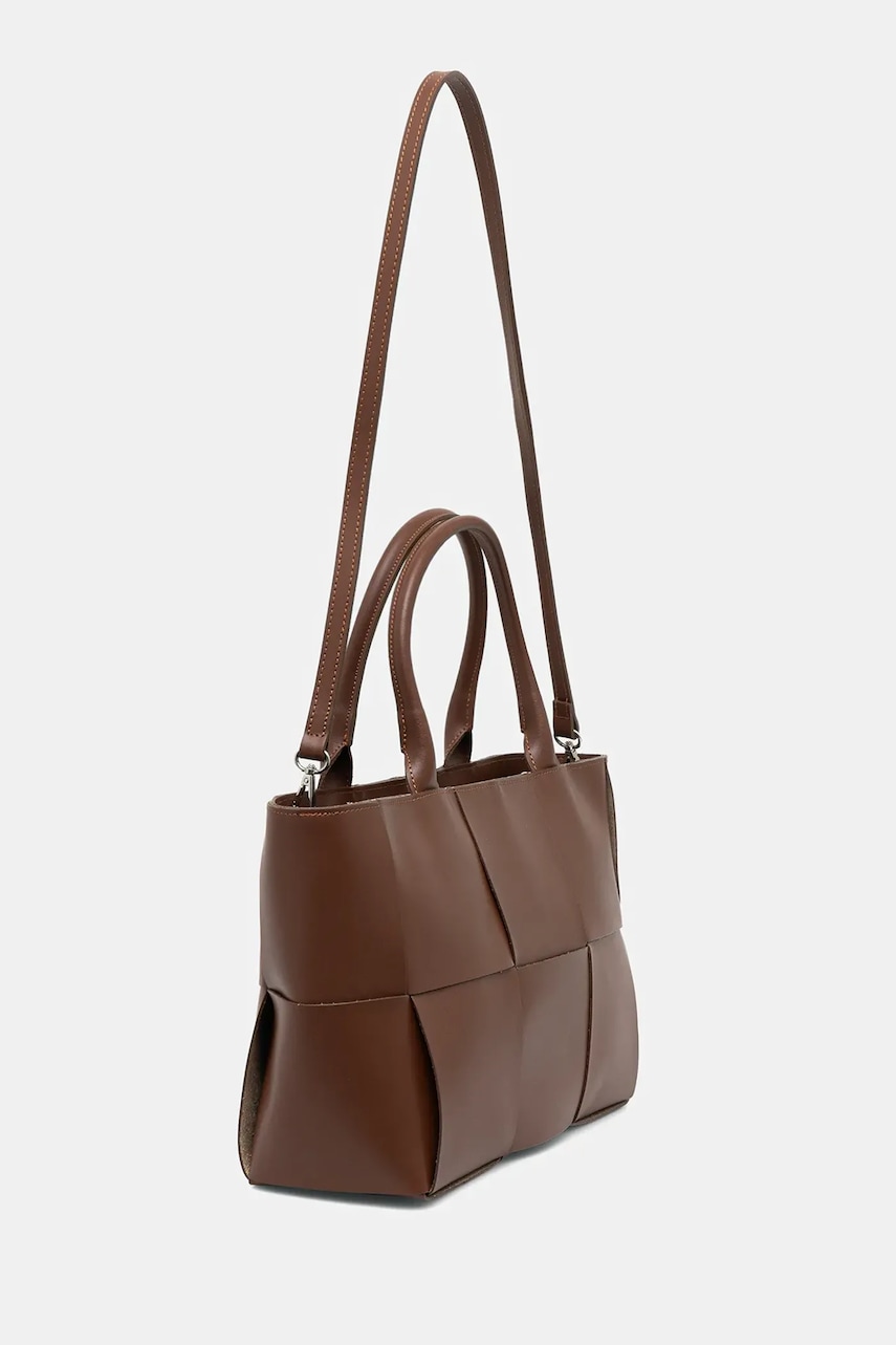 Кожаная сумочка Answear.LAB цвет коричневый Кожаная сумочка Answear.LAB цвет коричневый