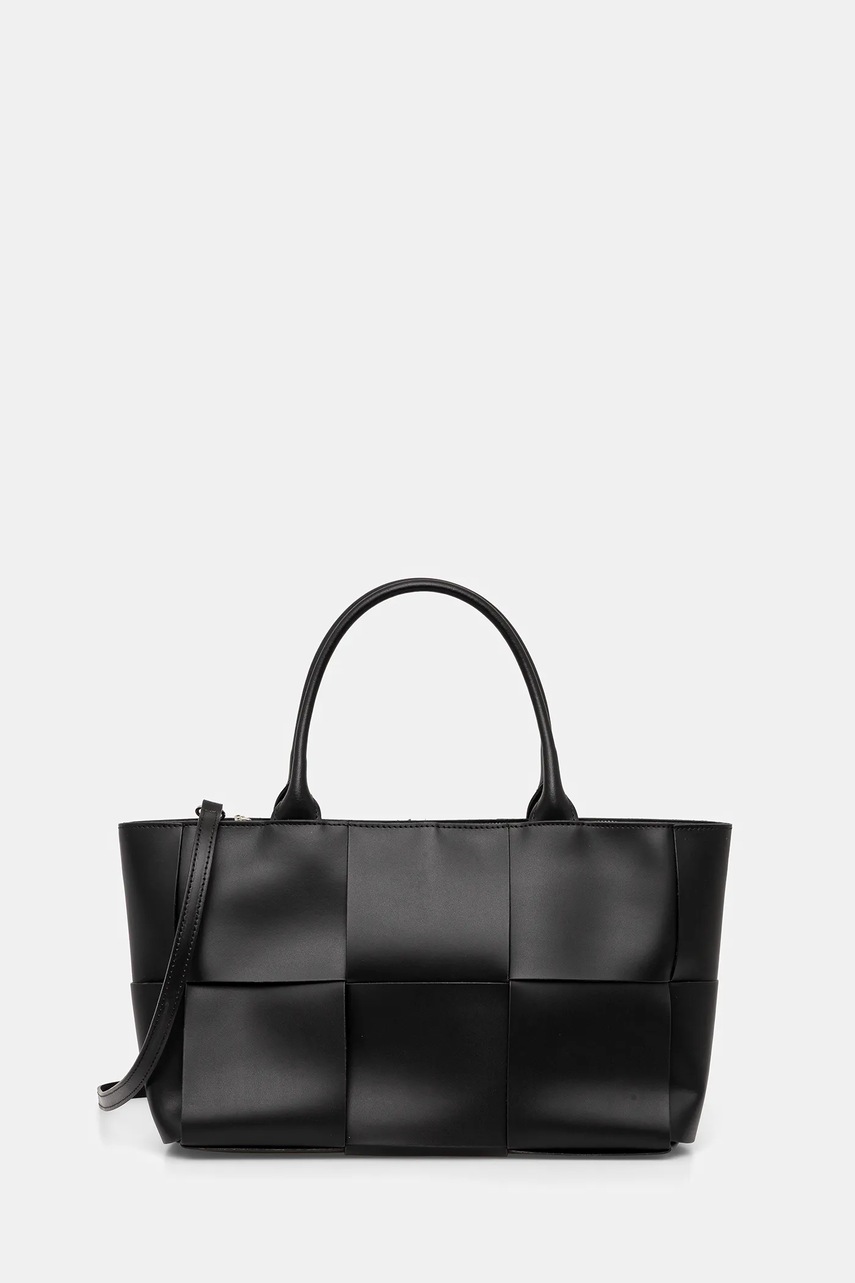 Answear.LAB poseta de piele culoarea negru