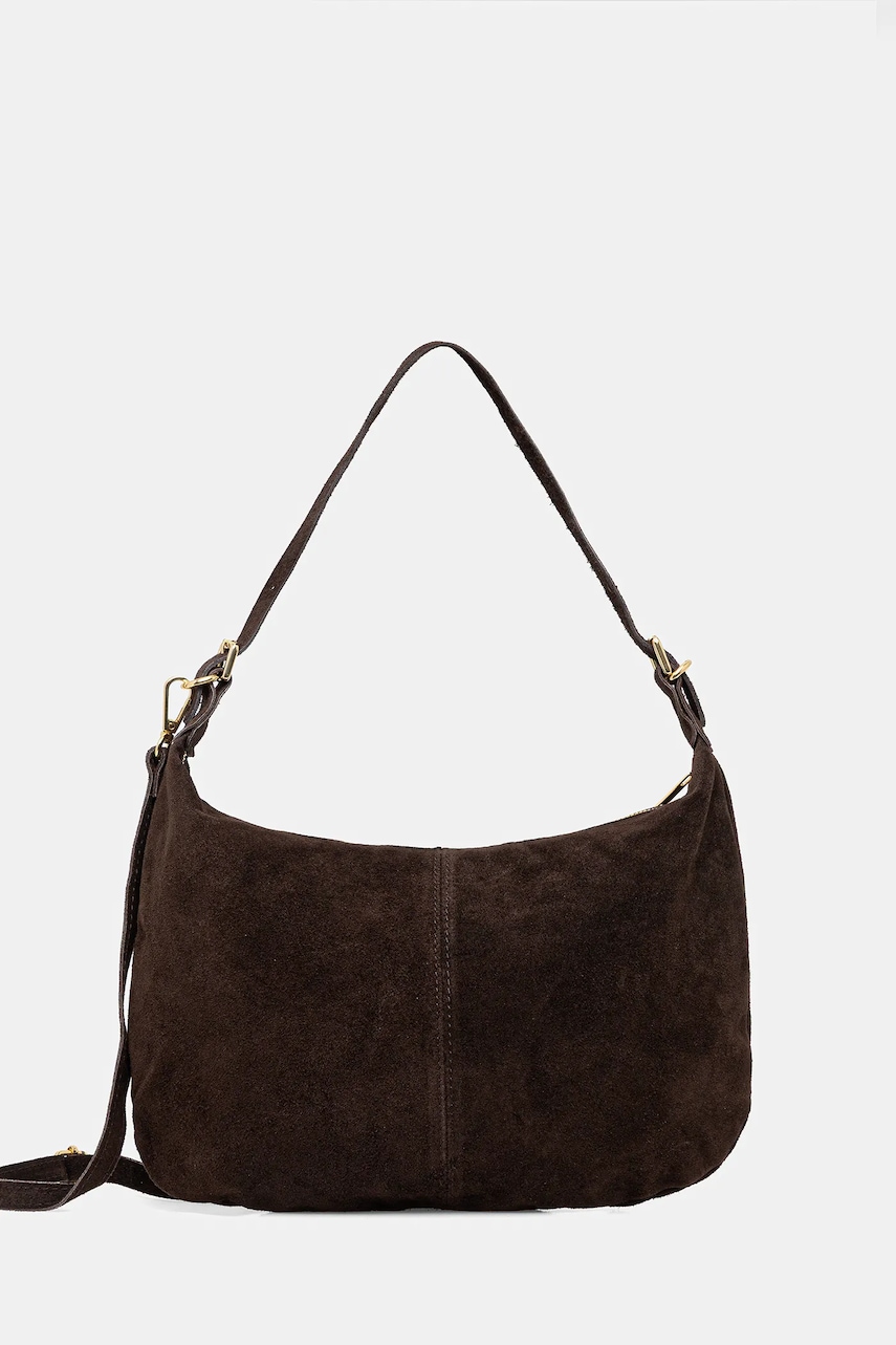 Answear.LAB geanta de mana din piele intoarsa