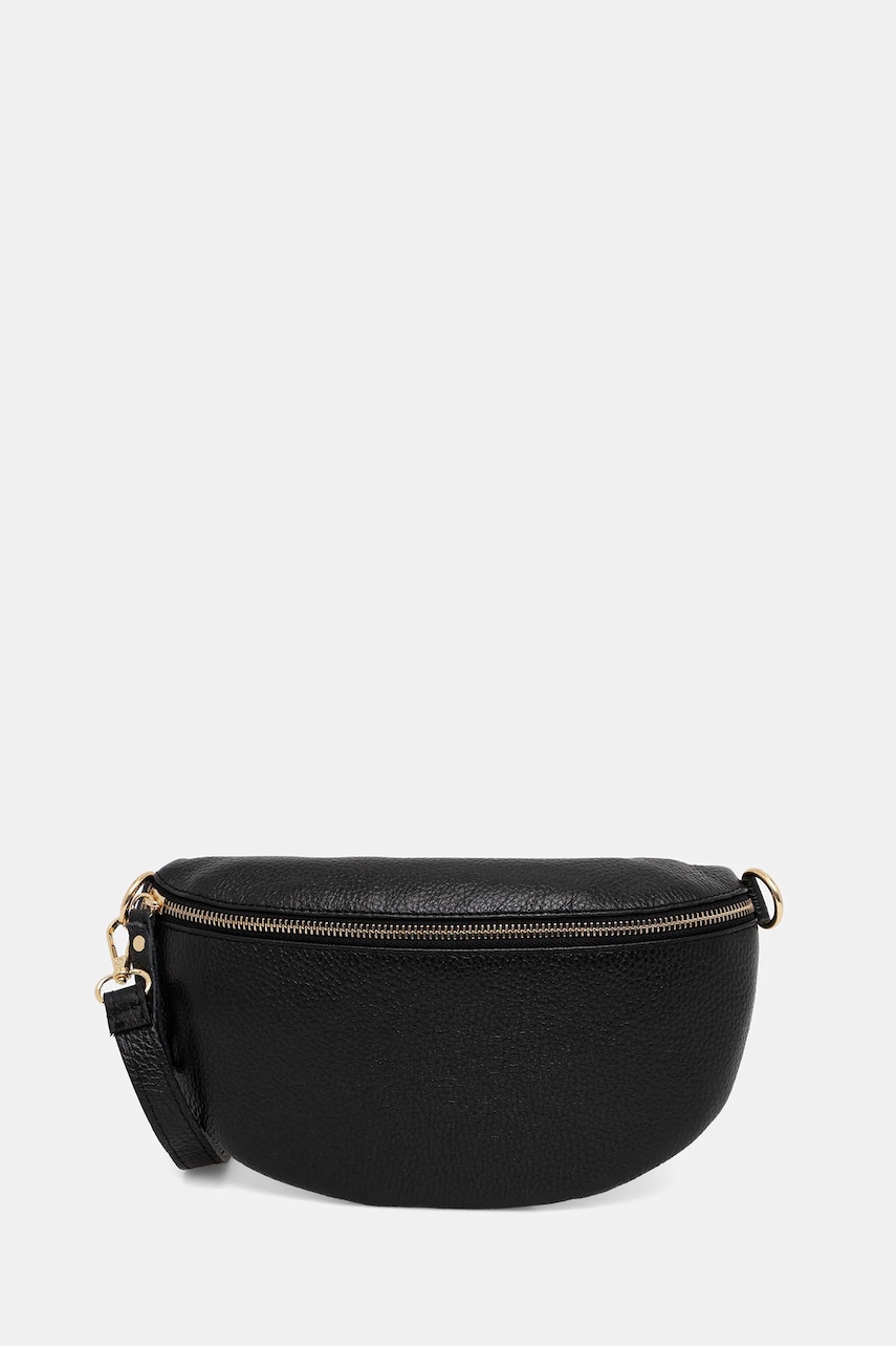 Answear.LAB borseta de piele culoarea negru