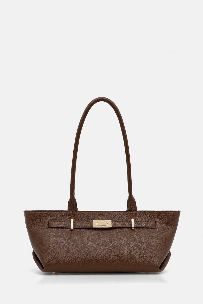 Answear.LAB poseta de piele culoarea maro