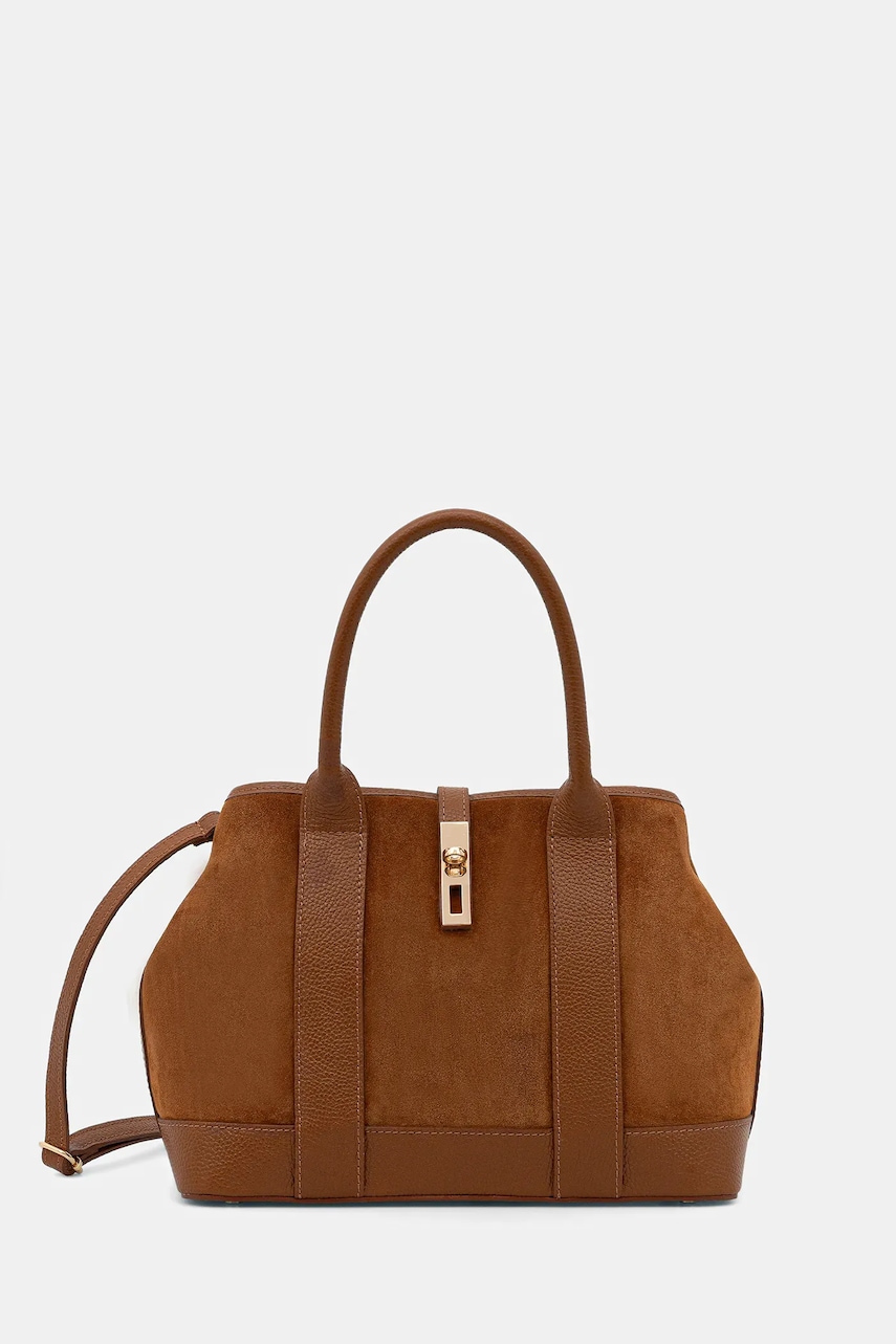 Answear.LAB poseta de piele culoarea maro