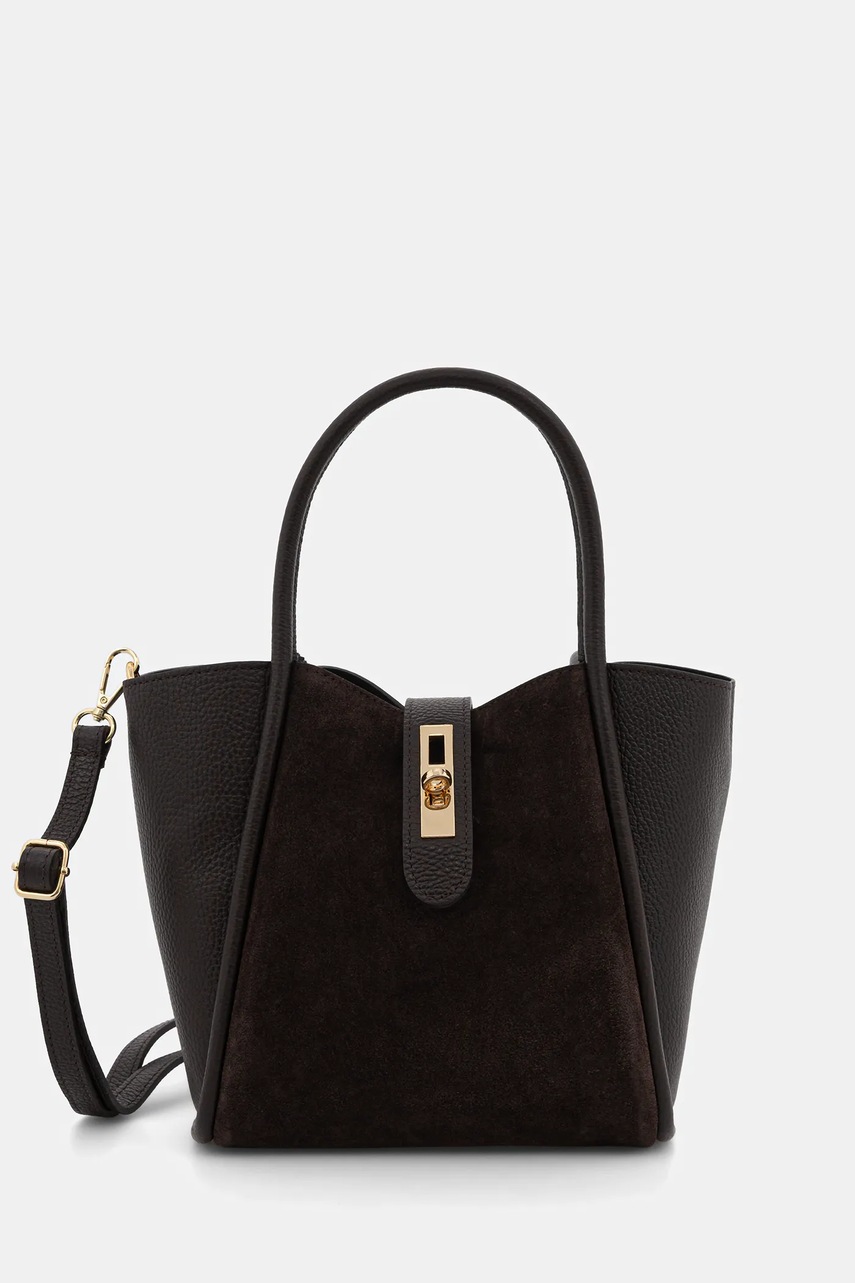 Answear.LAB poseta de piele culoarea maro