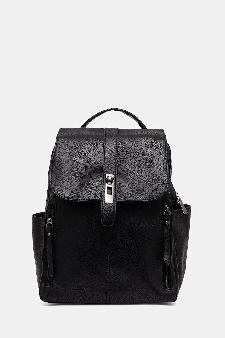 Answear.LAB rucsac culoarea negru, mic, neted - 0 | YEO
