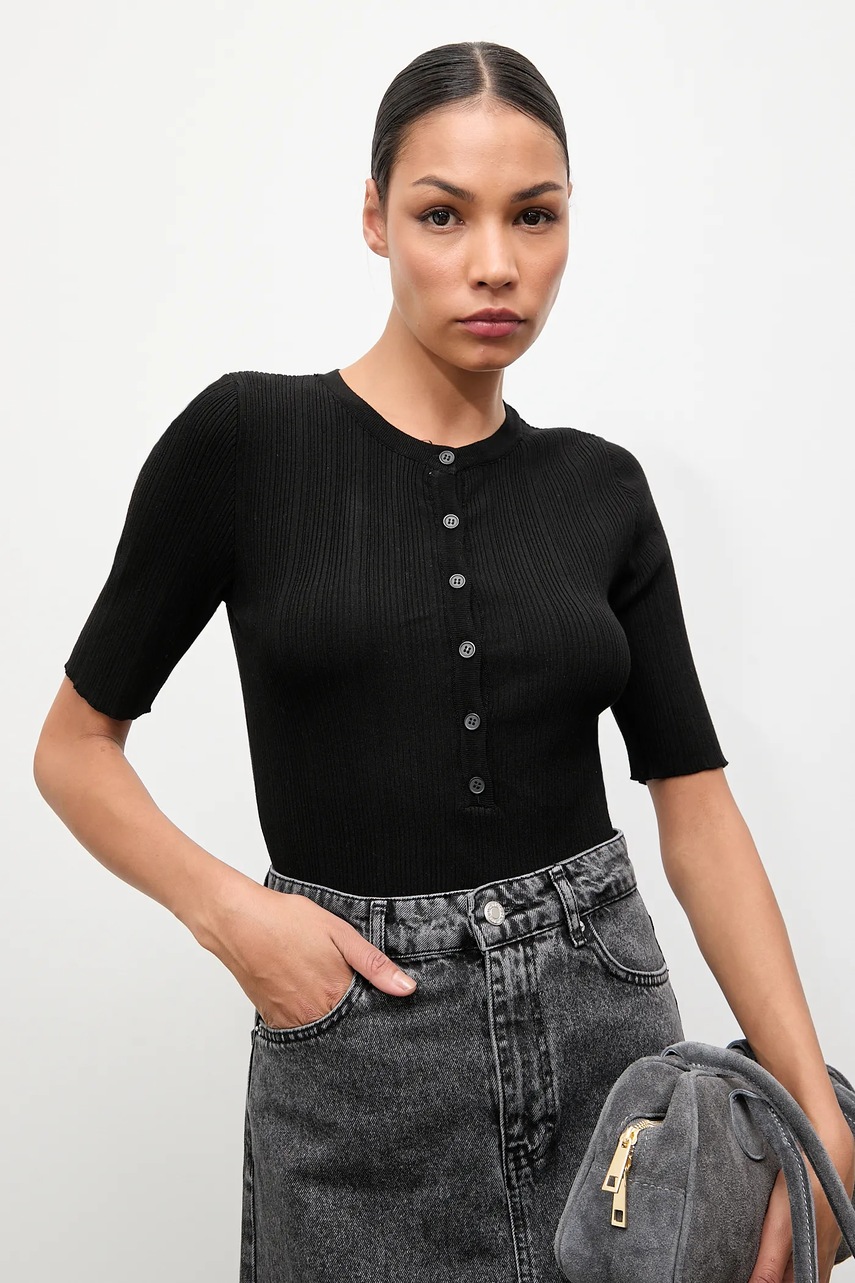 Футболка Answear.LAB цвет чёрный