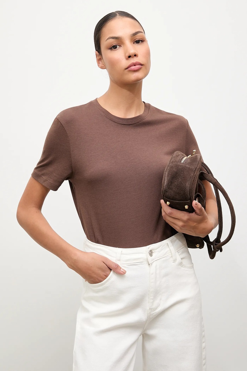 Answear.LAB tricou culoarea maro