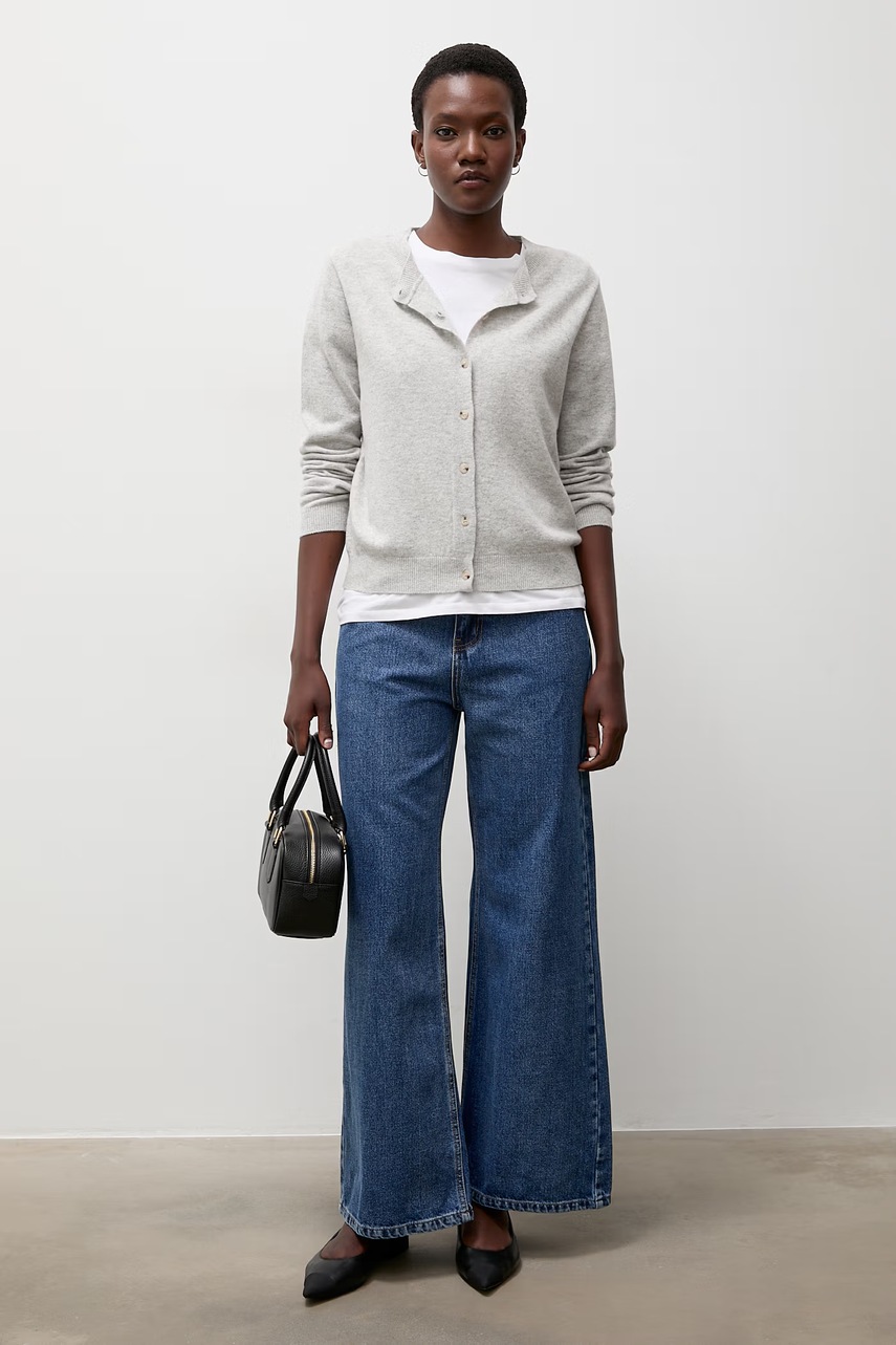 Answear.LAB τζιν wide leg γυναικεία