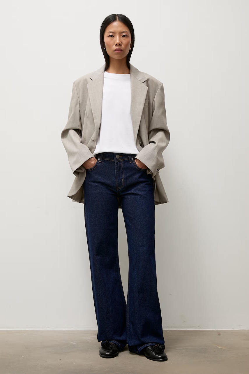 Answear.LAB τζιν wide leg γυναικεία