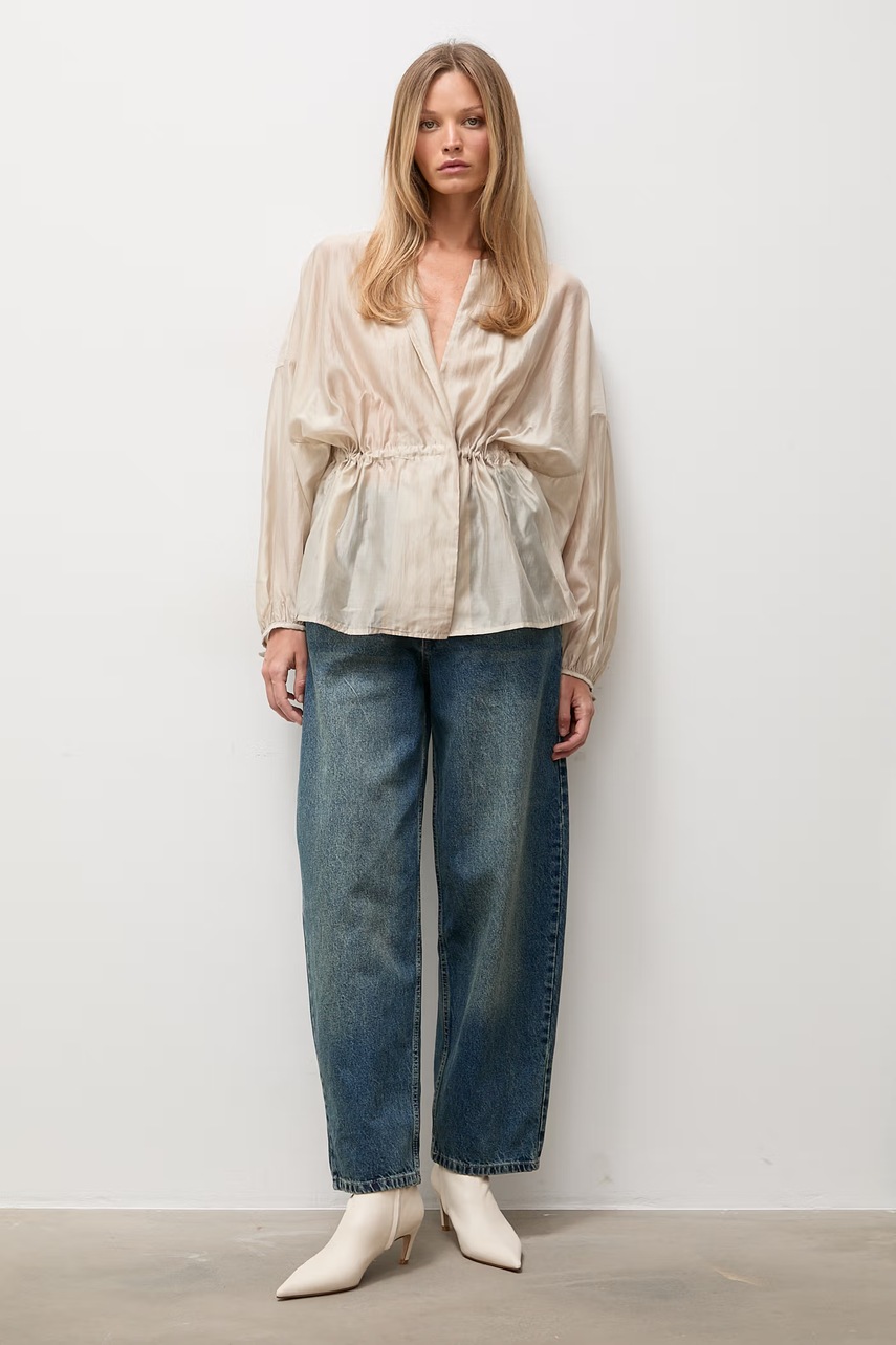 Answear.LAB τζιν wide leg γυναικεία