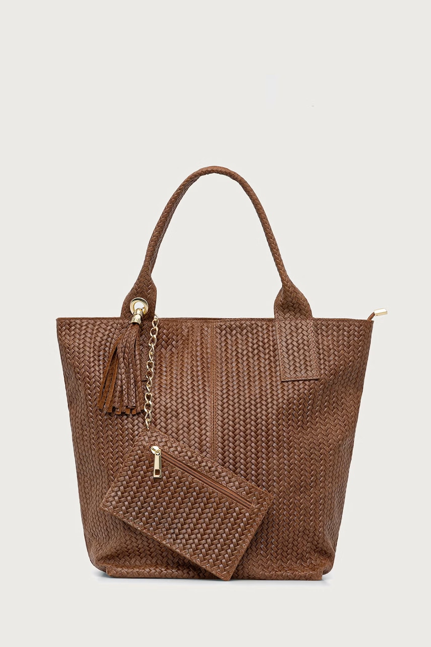 Answear.LAB  geantă shopper pentru femei din piele