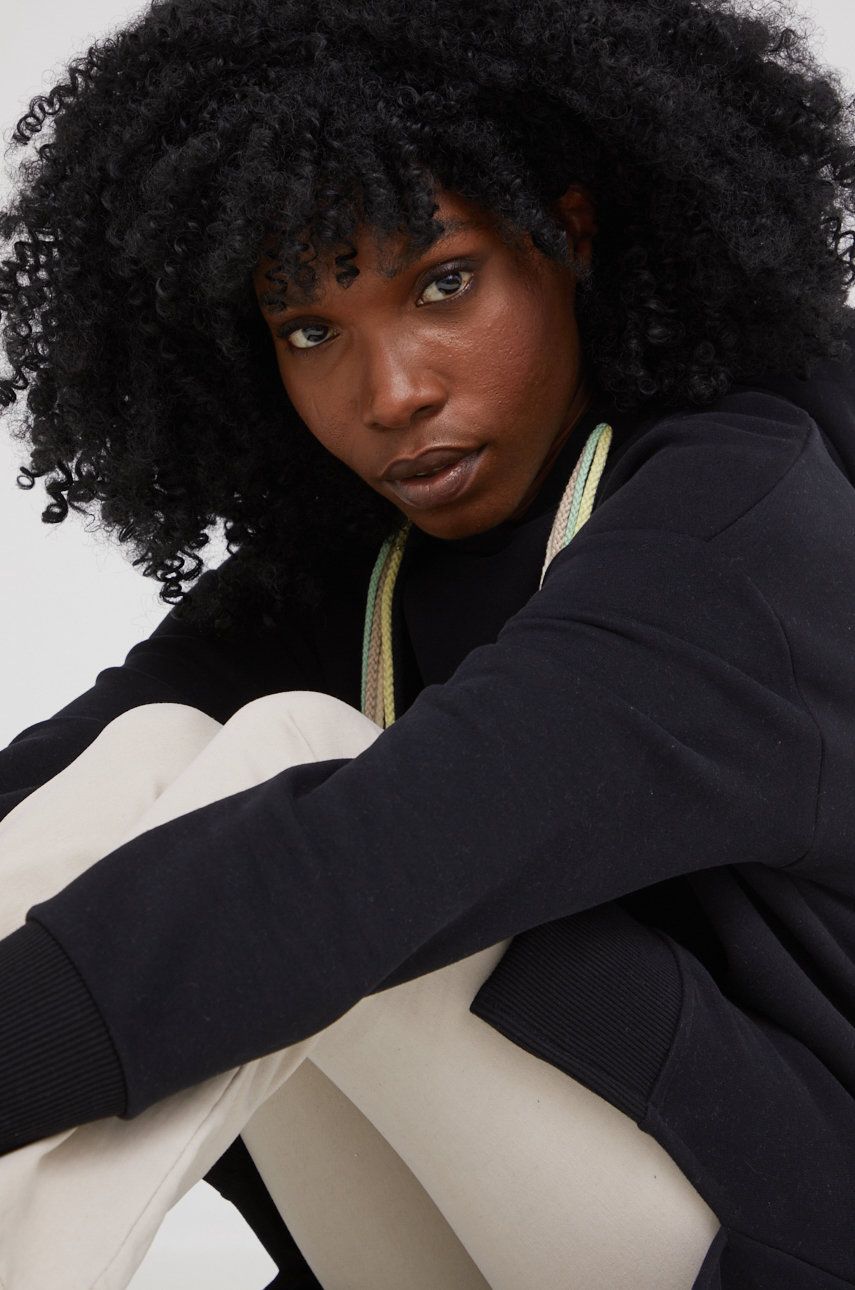 Answear Lab Bluză femei, culoarea negru, material neted Answear Lab imagine noua 2022