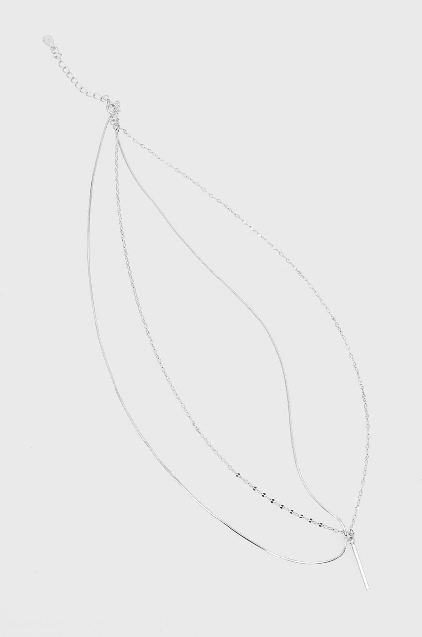 

Серебряное колье Answear Lab цвет серебрянный