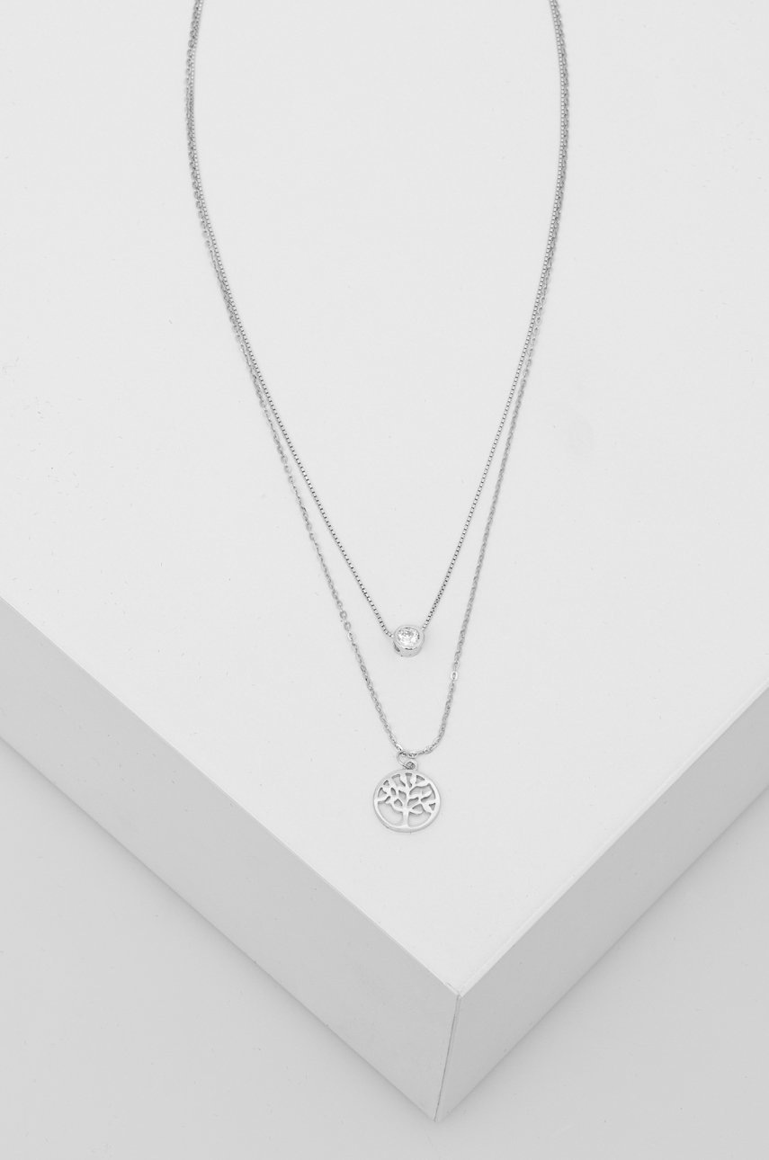 

Серебряное колье Answear Lab цвет серебрянный